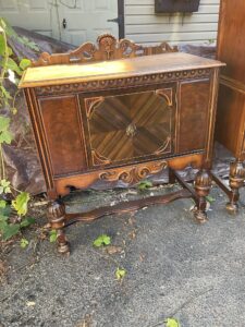 antique walnut sideboard